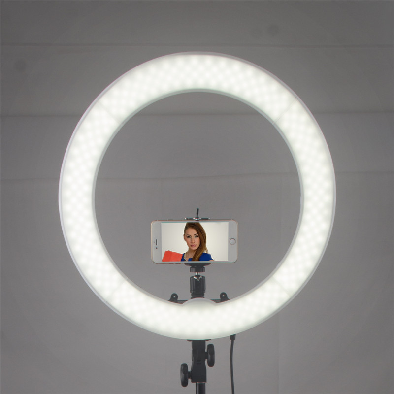 Fosoto 可调光环形灯RL-18 240LED摄影灯ring Light美白补光灯