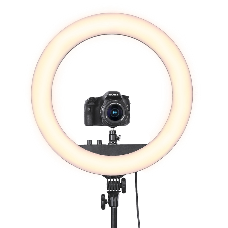18" LED Ring Light Annular Lamp Bi-color 3200K-5500K 55W Ring Lamps for Video YouTube Photo Ring light Makeup Light 18" LED Ring Light Annular Lamp Bi-color 3200K-5500K 55W Ring Lamps for Video YouTube Photo Ring light Makeup Light
