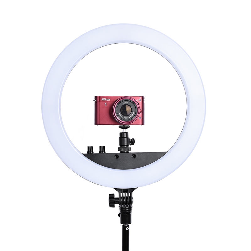 FOSOTO RL-12 240 Camera Photo Studio Phone Video 30W LED Ring Light 3200K-5500K Photography Dimmable Ring Lamp With Tripod FOSOTO RL-12 240 Camera Photo Studio Phone Video 30W LED Ring Light 3200K-5500K Photography Dimmable Ring Lamp With Tripod