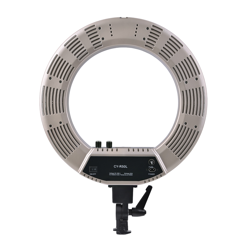 FOSOTO CY-R50L 18inch photographic lighting 480pcs led 3200K-5500K Dimmable 55W Ring Light Lamp FOSOTO CY-R50L 18inch photographic lighting 480pcs led 3200K-5500K Dimmable 55W Ring Light Lamp