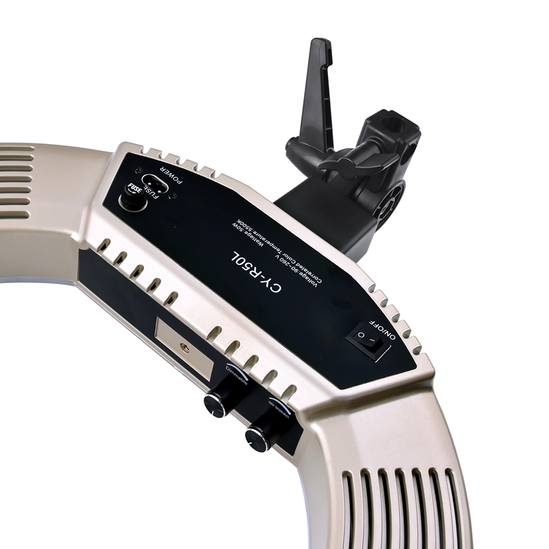 FOSOTO CY-R50L 18inch photographic lighting 480pcs led 3200K-5500K Dimmable 55W Ring Light Lamp FOSOTO CY-R50L 18inch photographic lighting 480pcs led 3200K-5500K Dimmable 55W Ring Light Lamp