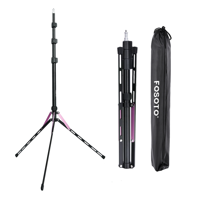 Fosoto FT-190 Purple Led Tripod Light Stand For Camera Phone Photographic Lighting Flash Umbrellas Reflector Fosoto FT-190 Purple Led Tripod Light Stand For Camera Phone Photographic Lighting Flash Umbrellas Reflector