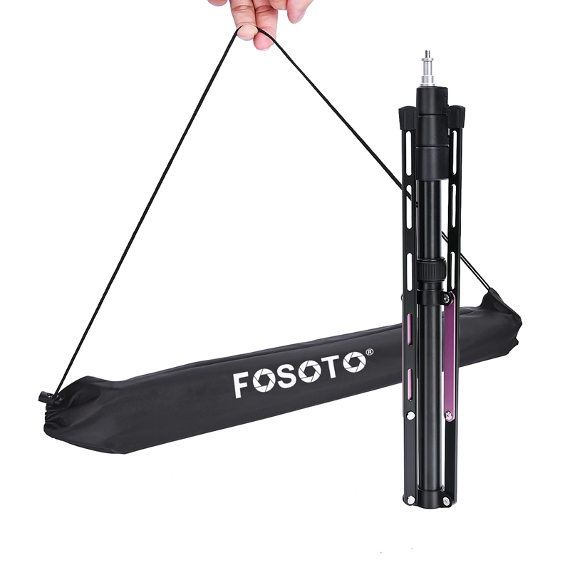 Fosoto FT-190 Purple Led Tripod Light Stand For Camera Phone Photographic Lighting Flash Umbrellas Reflector Fosoto FT-190 Purple Led Tripod Light Stand For Camera Phone Photographic Lighting Flash Umbrellas Reflector
