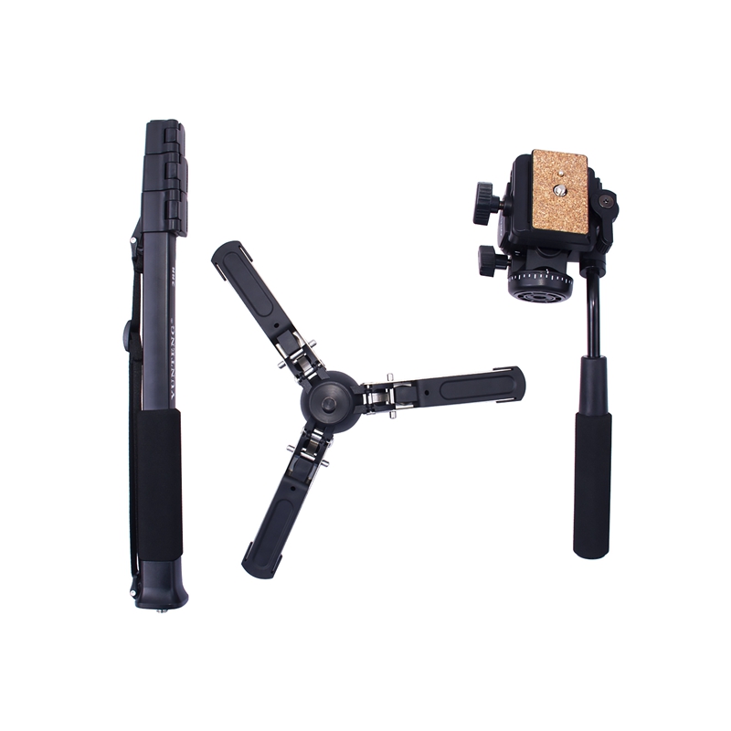 FOSOTO VCT-288 professional mini tripod monopod stand FOSOTO VCT-288 professional mini tripod monopod stand