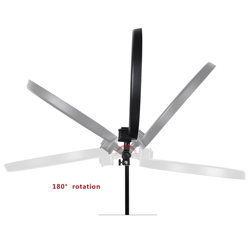 FOSOTO 55W 5500K 240 LED Makeup Photographic Lighting with battery slot for Makeup Camera Phone FOSOTO 55W 5500K 240 LED Makeup Photographic Lighting with battery slot for Makeup Camera Phone