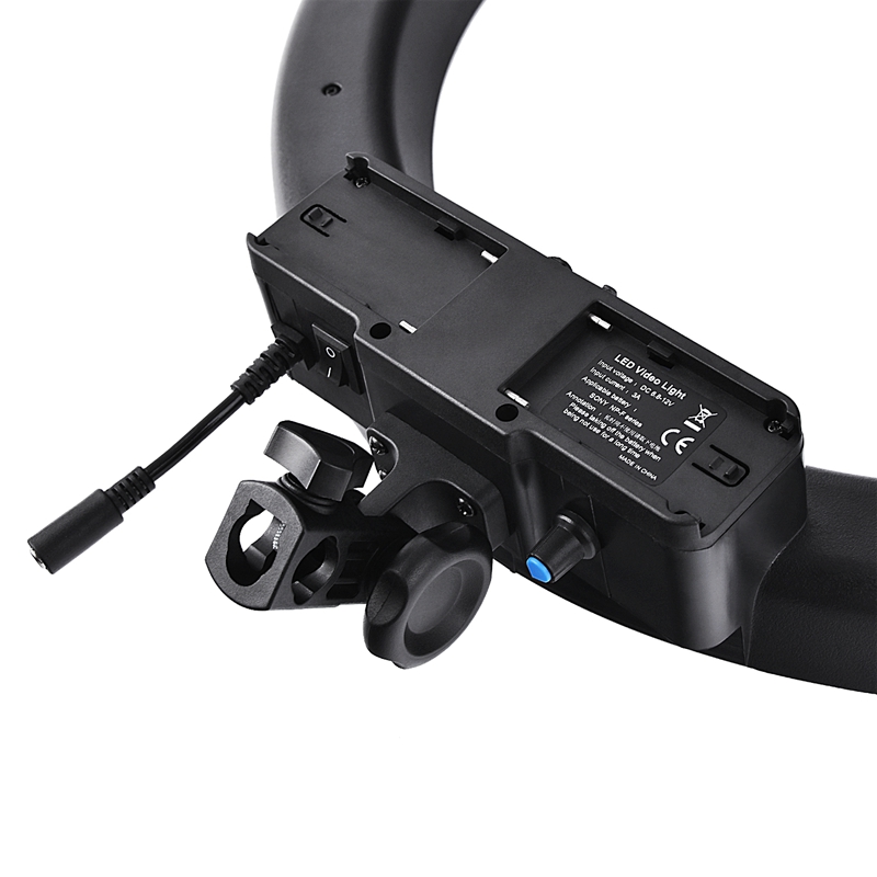 FOSOTO 55W 5500K 240 LED Makeup Photographic Lighting with battery slot for Makeup Camera Phone FOSOTO 55W 5500K 240 LED Makeup Photographic Lighting with battery slot for Makeup Camera Phone