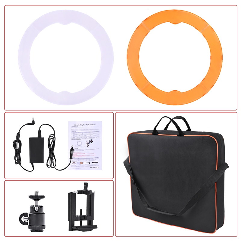 FOSOTO 55W 5500K 240 LED Makeup Photographic Lighting with battery slot for Makeup Camera Phone FOSOTO 55W 5500K 240 LED Makeup Photographic Lighting with battery slot for Makeup Camera Phone