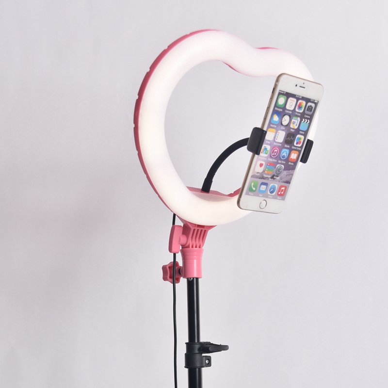 FOSOTO FT-X225 heart-shaped fill light 3200k-5600k beauty makeup light photography selfie ring light with tripod FOSOTO FT-X225 heart-shaped fill light 3200k-5600k beauty makeup light photography selfie ring light with tripod