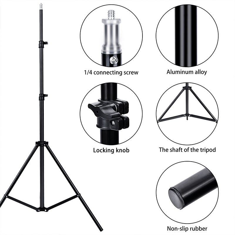 FOSOTO FT-33 3200-5600K RGB Selfie Ring Light Phone Holder with Tripod Stand for Makeup, Live Streaming, Video Recording FOSOTO FT-33 3200-5600K RGB Selfie Ring Light Phone Holder with Tripod Stand for Makeup, Live Streaming, Video Recording