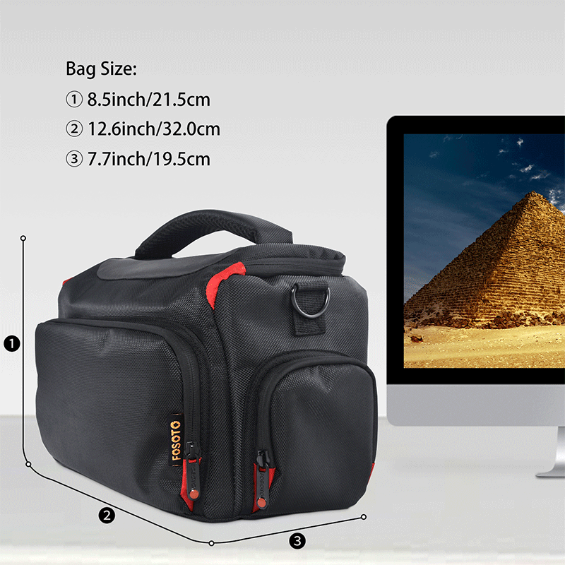 FOSOTO B700 DSLR Camera Case Bag Compatible waterproof Camera Case for Canon Nikon Sony video bag FOSOTO B700 DSLR Camera Case Bag Compatible waterproof Camera Case for Canon Nikon Sony video bag