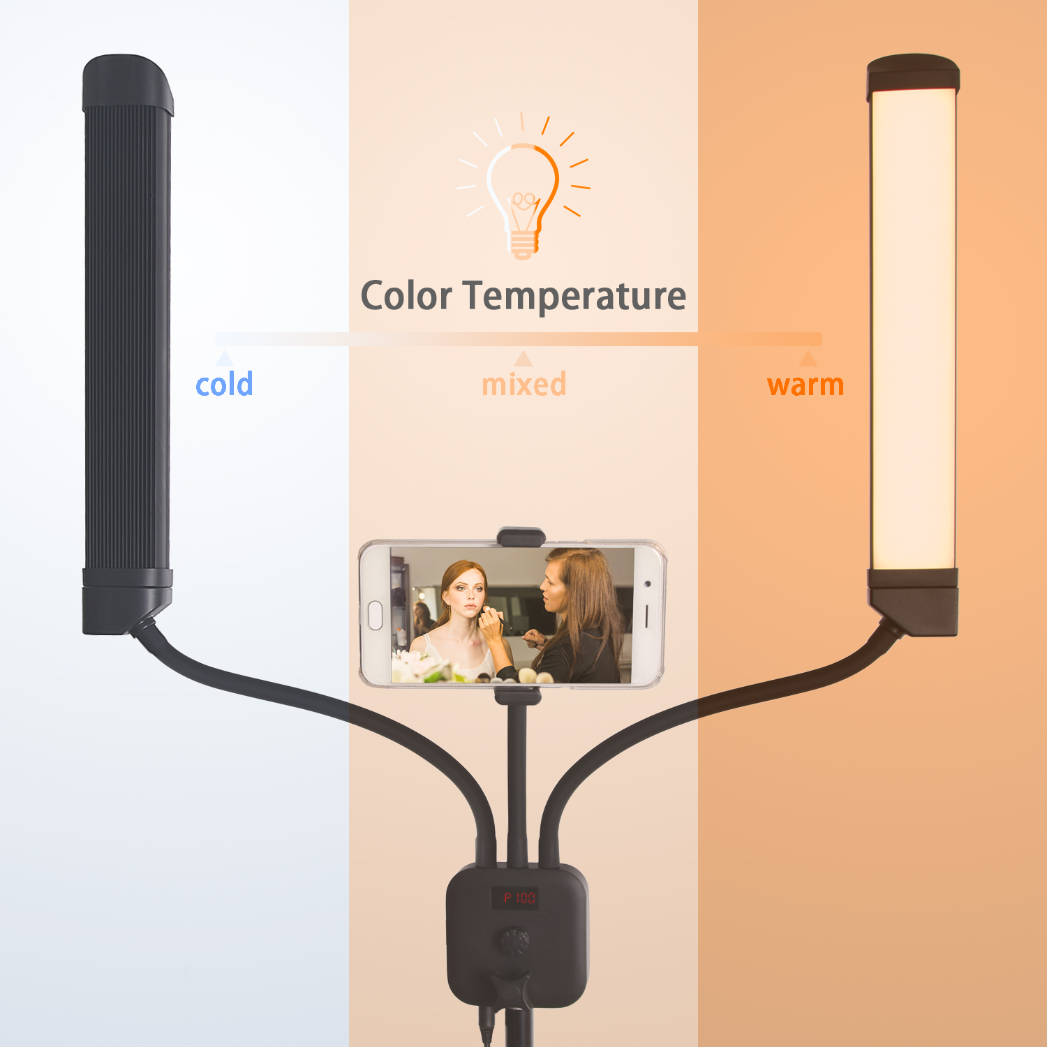 Fusitu FT-450 Photographic Lighting Multimedia Extreme With Selfie Function 3000-6000K Led Ring Light For Video Camera Phone Fusitu FT-450 Photographic Lighting Multimedia Extreme With Selfie Function 3000-6000K Led Ring Light For Video Camera Phone