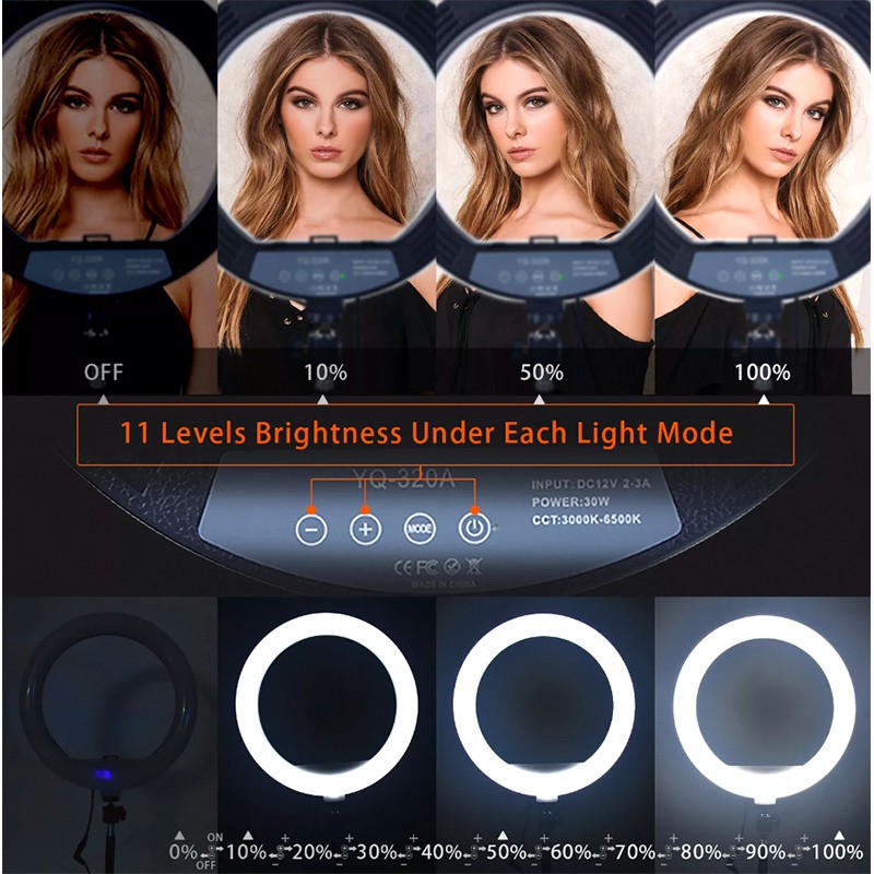 Ring Light with Adjustable Tripod Stand Ring Light with Adjustable Tripod Stand