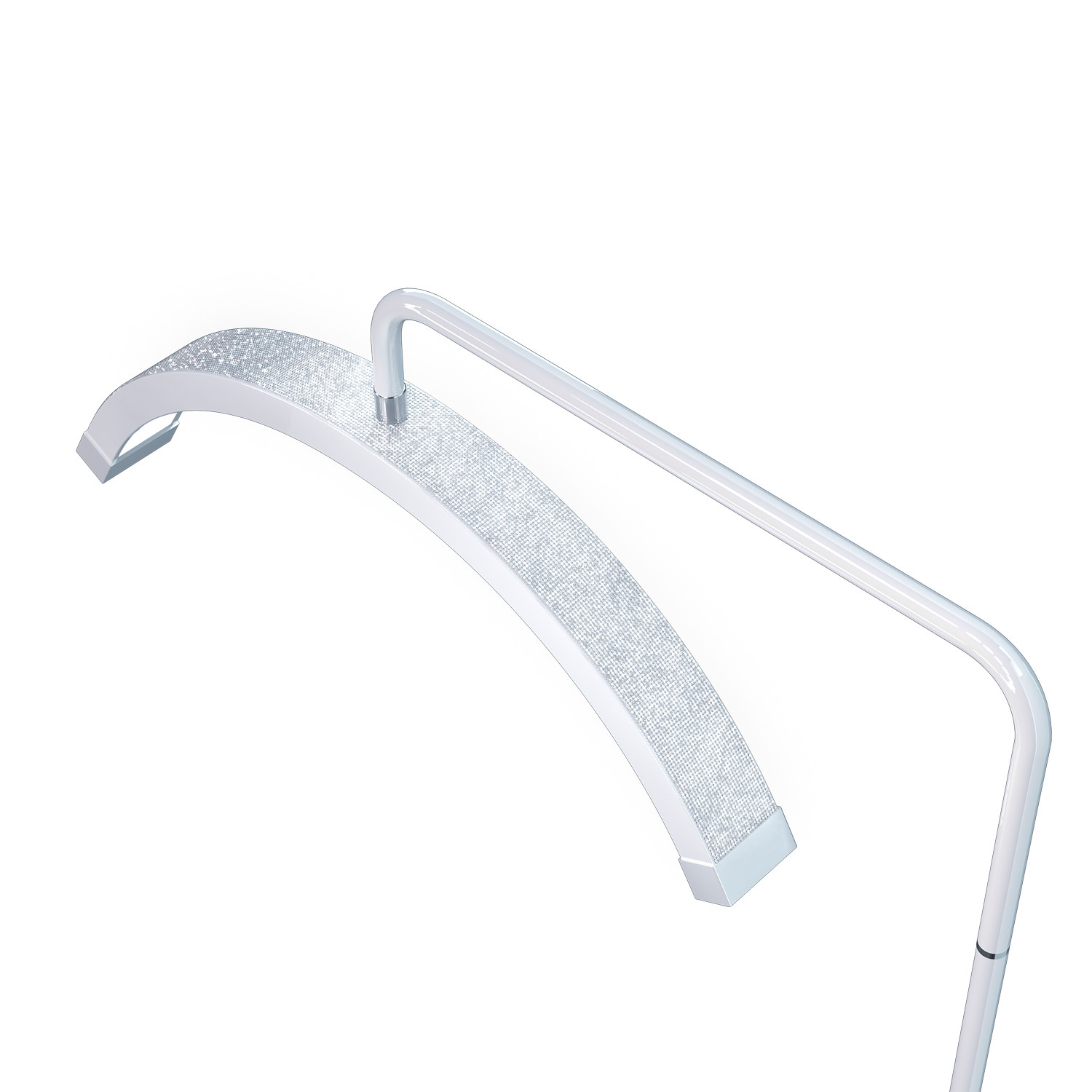 FOSOTO FT-Y11 35W Half Ring Moon Lash Light Led table Lamp with Metal Bracket Fixing Clip Desk Light Stand for Tattoo Beauty Salon