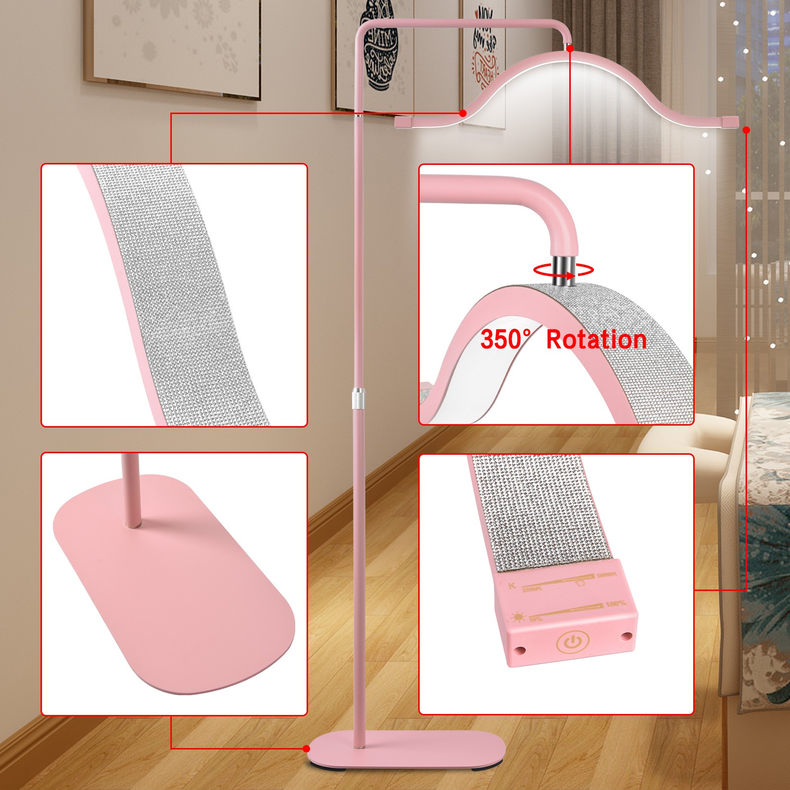 fosoto 45w ft-y13 diamond cloud moon light skincare lamp for embroidery,eyelash extension and salon fosoto 45w ft-y13 diamond cloud moon light skincare lamp for embroidery,eyelash extension and salon