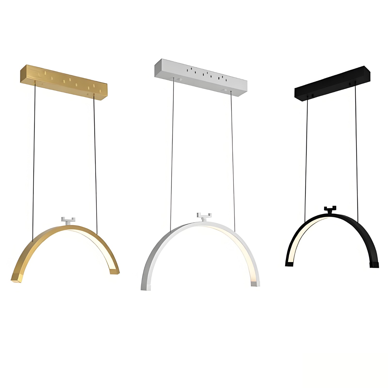 Ceiling-Mounted Retractable Half Moon Light, Telescopic LED Beauty Salon Lamp Ceiling-Mounted Retractable Half Moon Light, Telescopic LED Beauty Salon Lamp