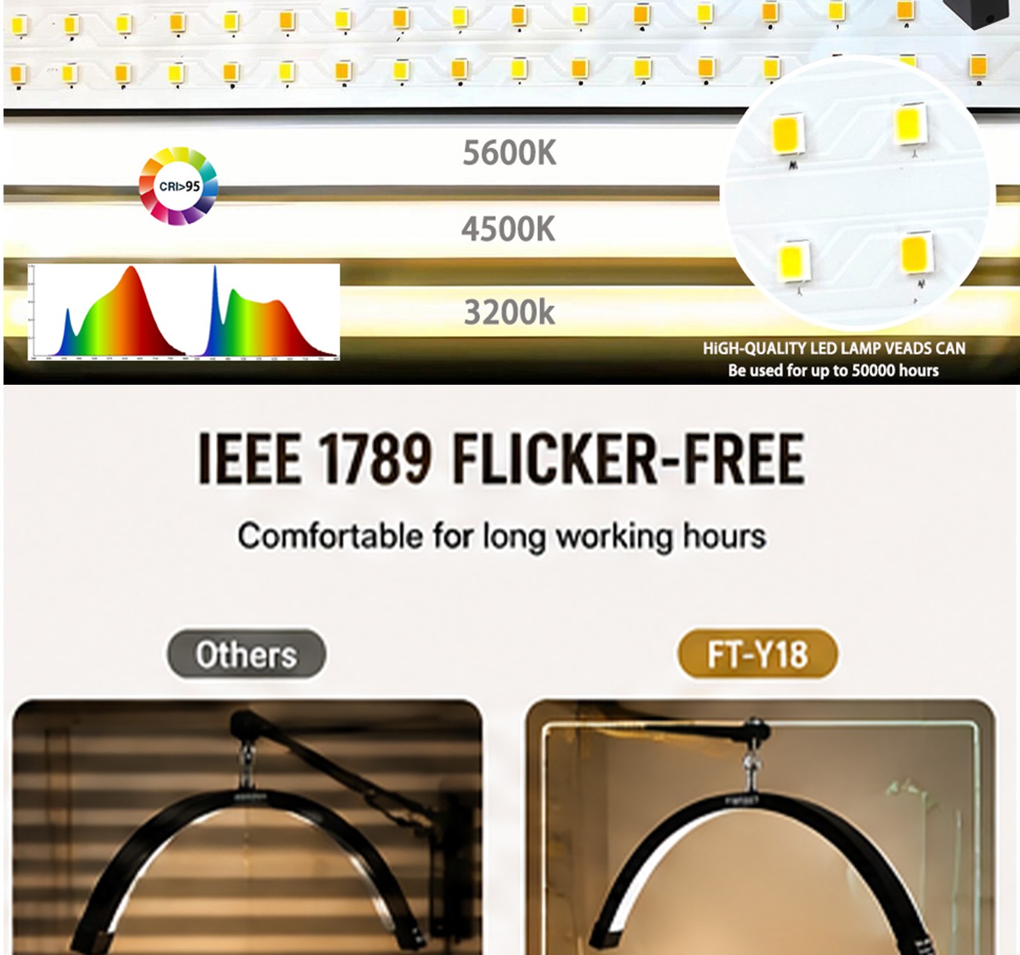 Luxury Golden Wall Mounted Moon Light for Beauty Salon Lash Extension Facial Treatment Luxury Golden Wall Mounted Moon Light for Beauty Salon Lash Extension Facial Treatment