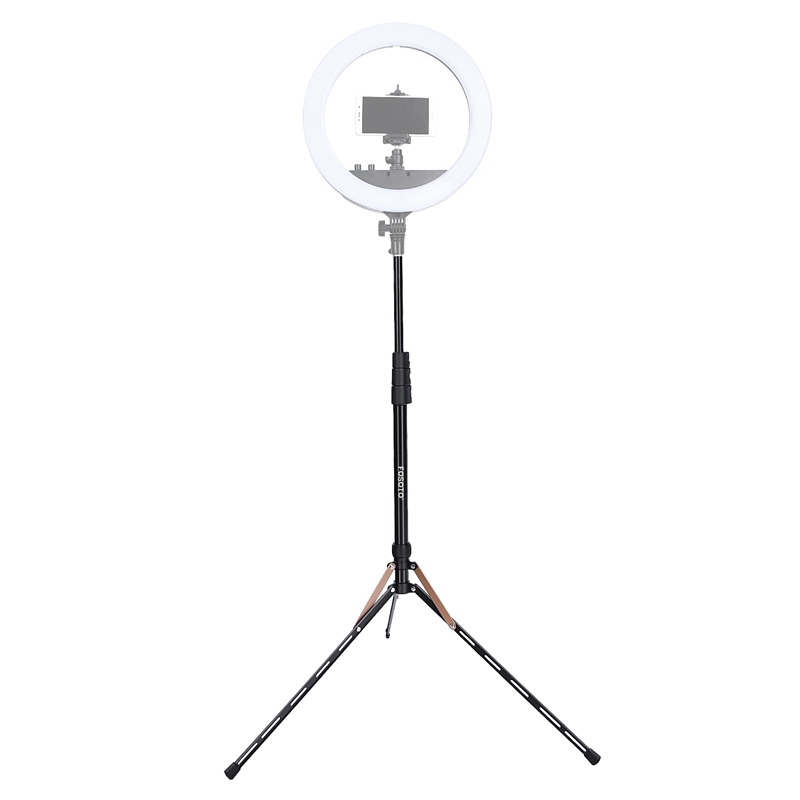 Fosoto FT-190 Gold Led Light Tripod Stand For Photo Studio Ring Photographic Lighting Flash Umbrellas Reflector
