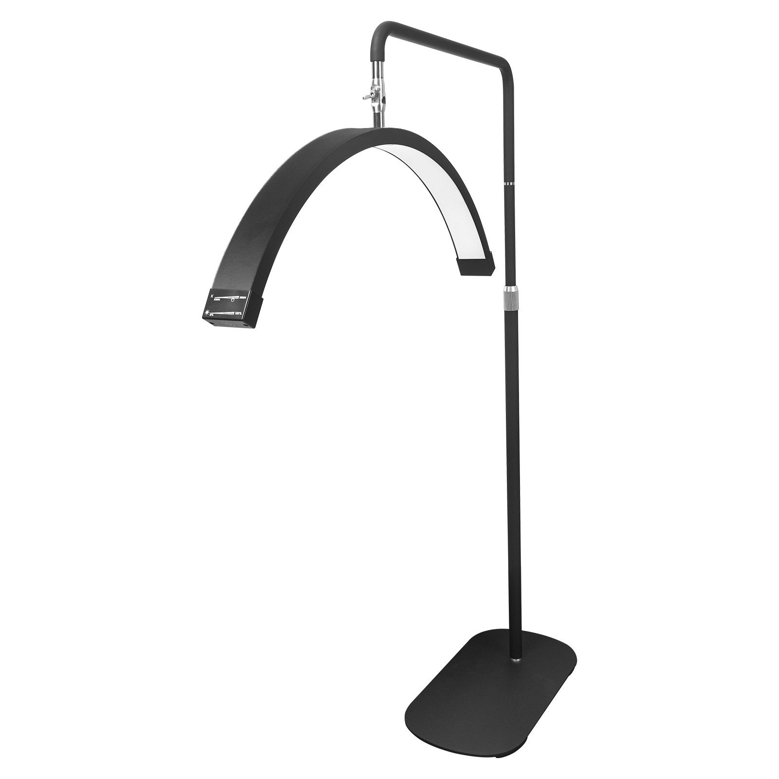 fosoto ft-y16-1 multifunctional OEM LED Half Moon Lash Light Floor Lamp for Eyelash Extensions & Beauty Salon
