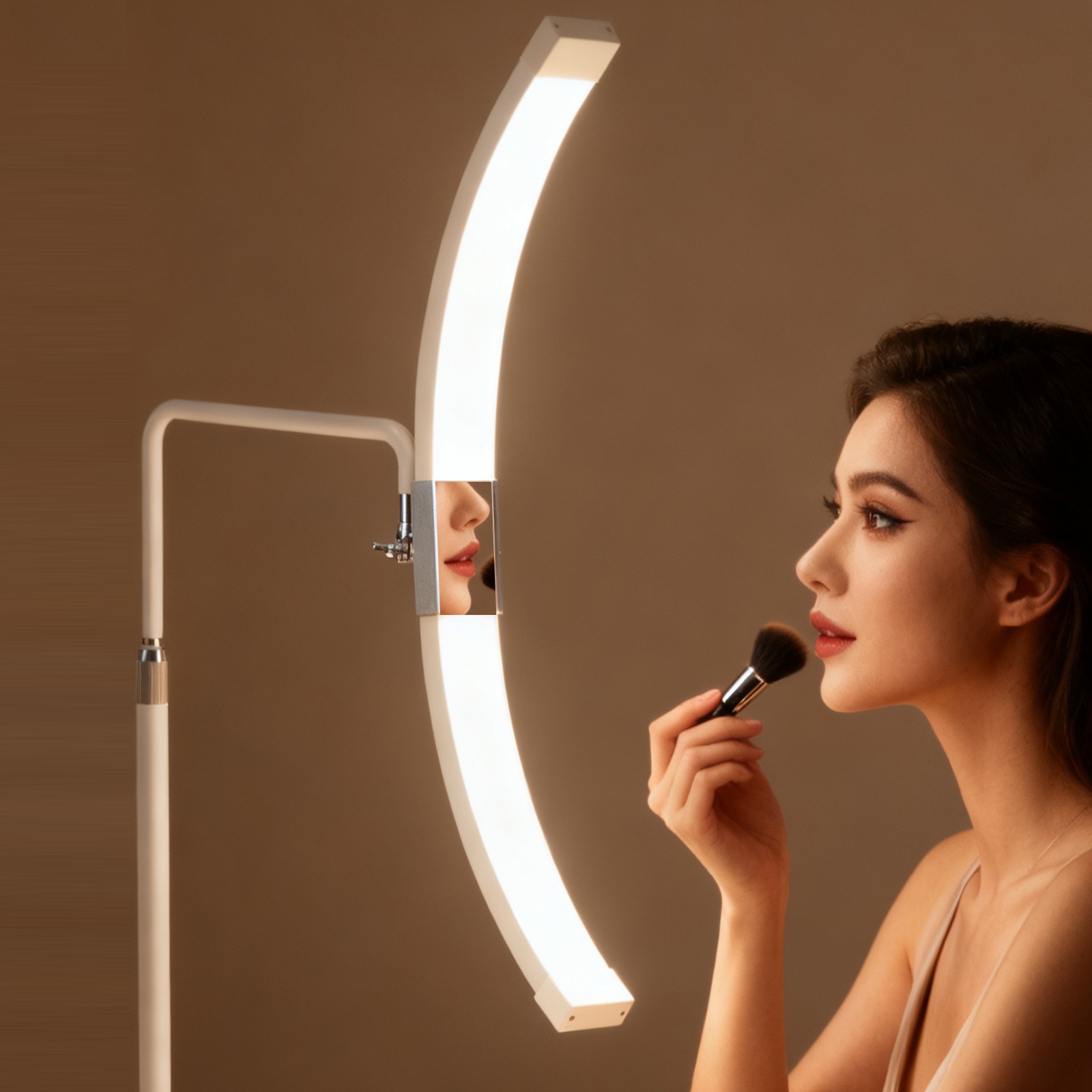 LED Beauty Light with Makeup Mirror for Lash Extensions