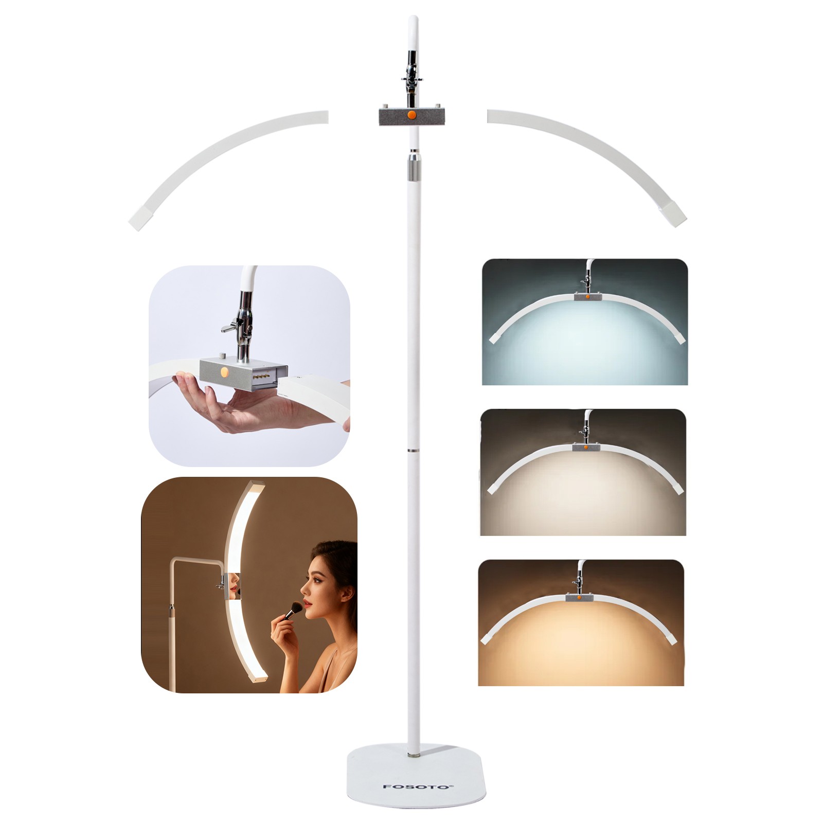 LED Beauty Light with Makeup Mirror for Lash Extensions