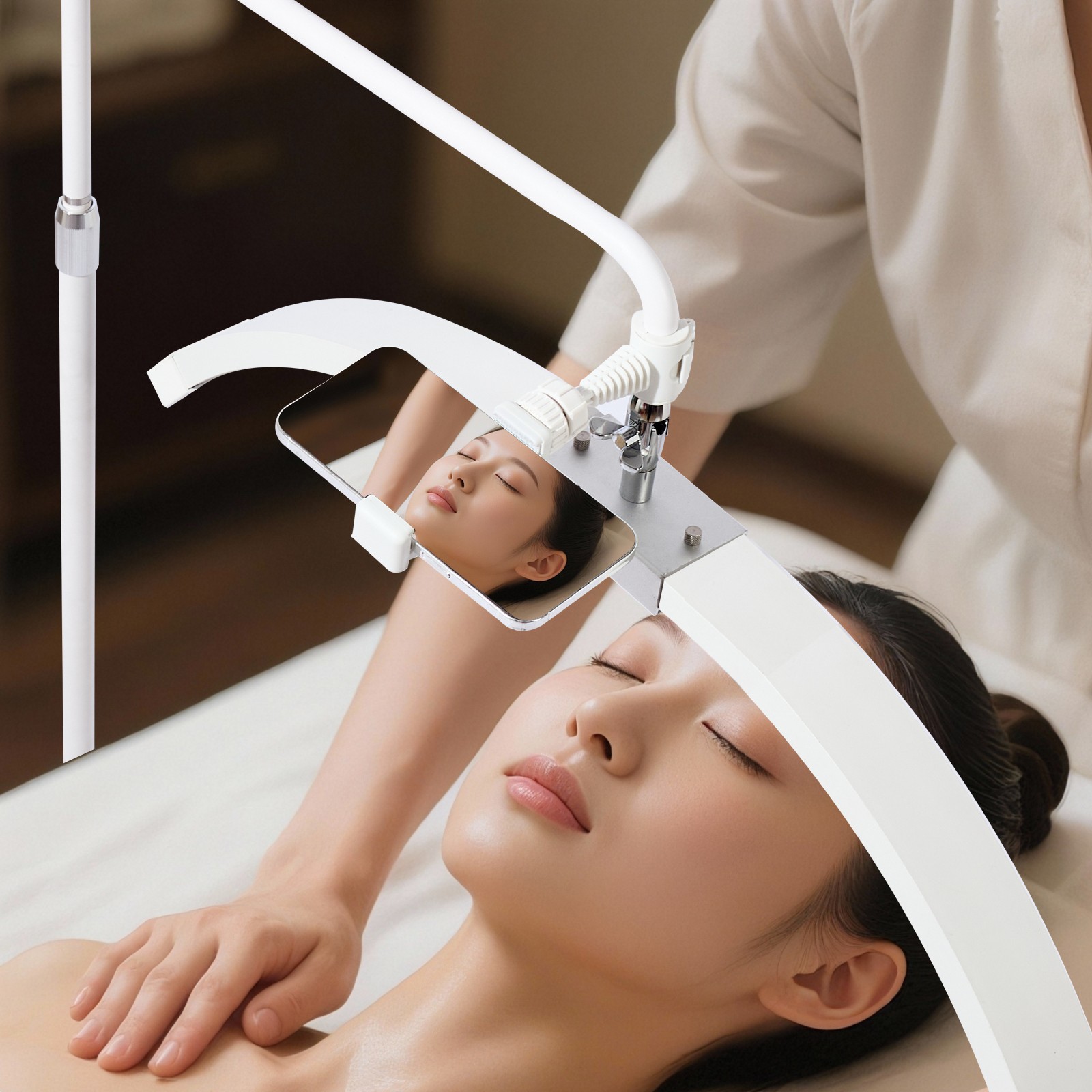 LED Beauty Light with Makeup Mirror for Lash Extensions
