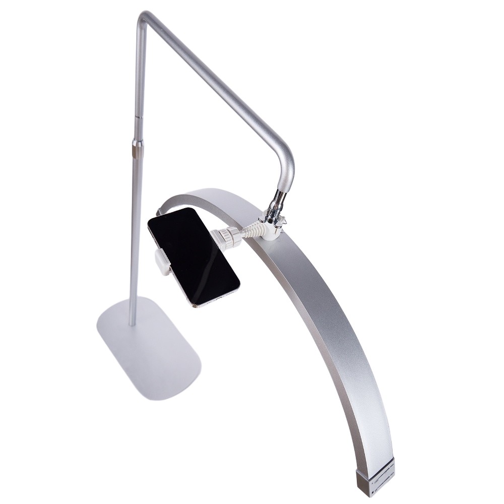 Premium Stainless Steel Sliver Moon Light for Beauty Salon Lash Extension & Nail Art
