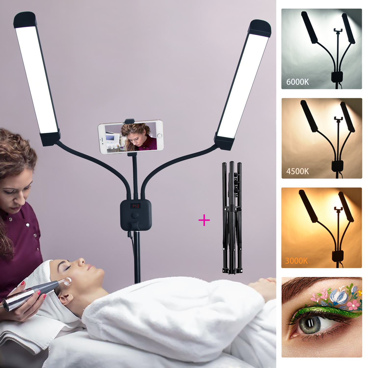 Fusitu FT-450 Photographic Lighting Multimedia Extreme With Selfie Function 3000-6000K Led Ring Light For Video Camera Phone